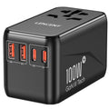 LENCENT Universal Travel Adapter, 100W GaN3 International Adaptor