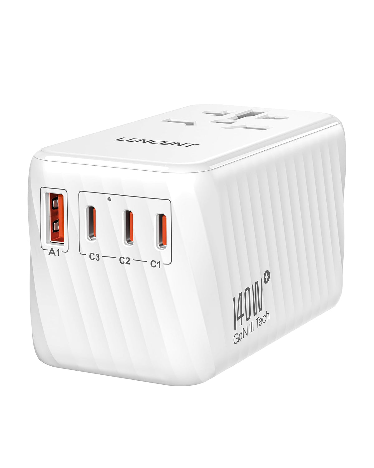 LENCENT PA058W 140W Universal Travel Adapter, International Plug Adaptor